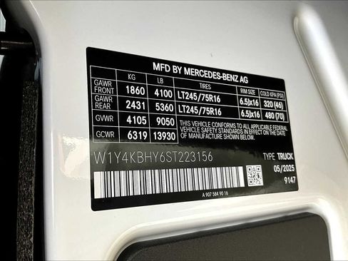 New 2025 Mercedes-Benz Sprinter 2500 image 13