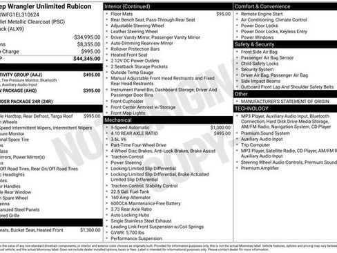 Used 2014 Jeep Wrangler Unlimited Rubicon w/ Connectivity Group AWD/4WD image 33