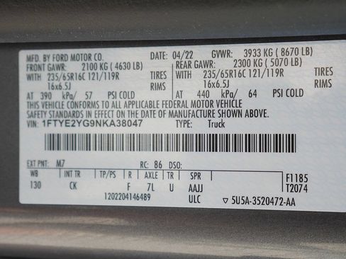 Used 2022 Ford Transit 150 Low Roof AWD image 68