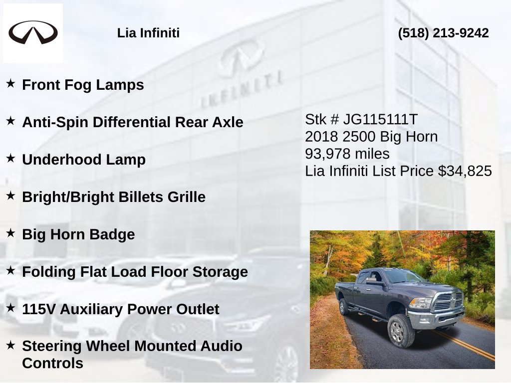 Used 2018 RAM 2500 Big Horn AWD/4WD image 19