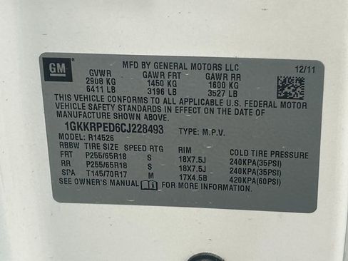 Used 2012 GMC Acadia SLE image 34