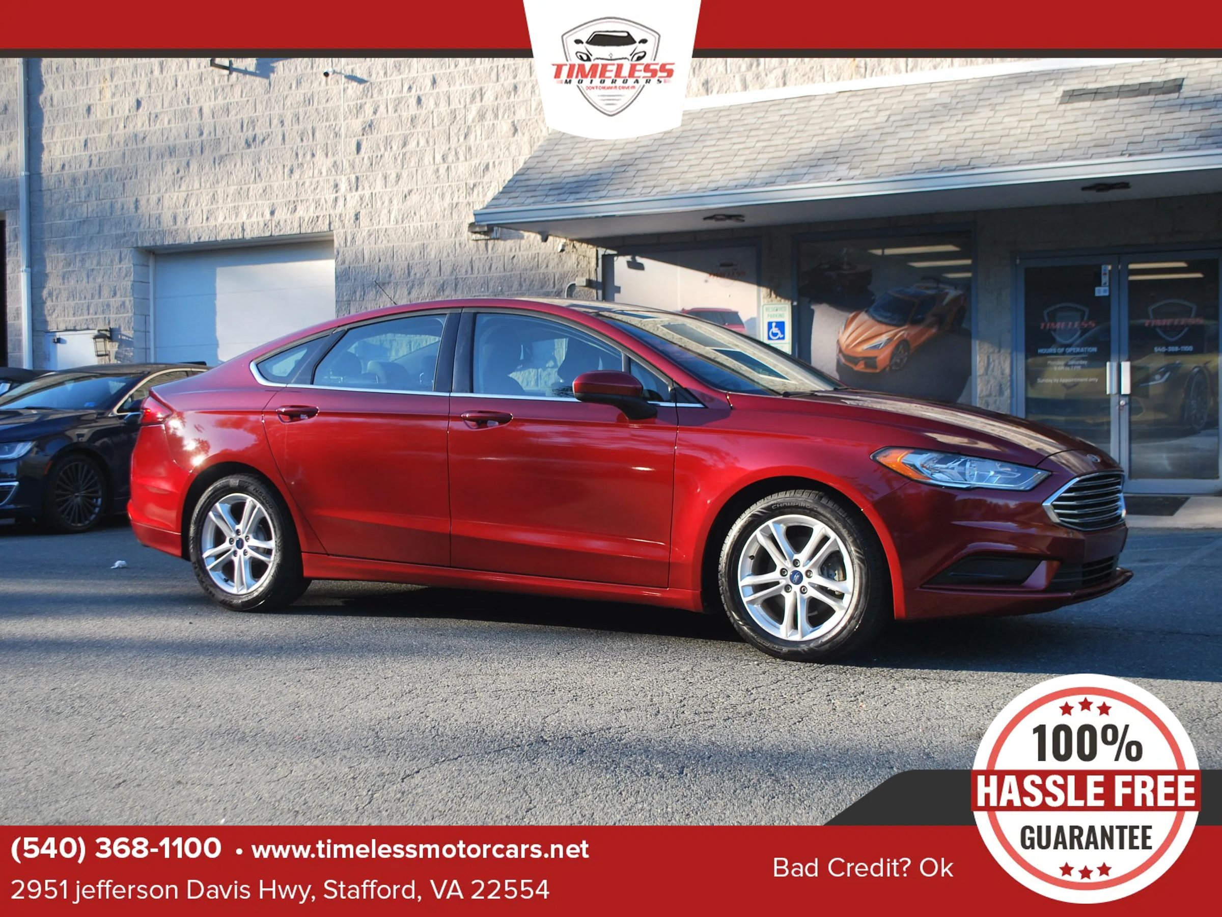 Used 2018 Ford Fusion SE w/ Fusion SE Technology Package FWD image 1