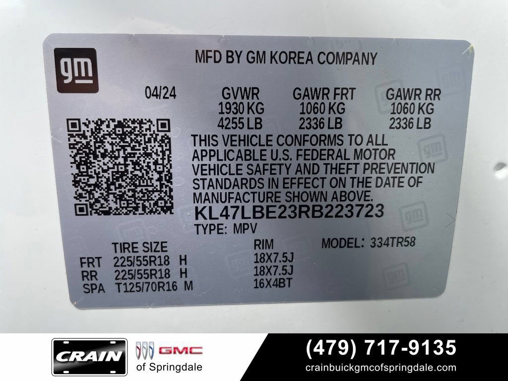Used 2024 Buick Envista Sport Touring w/ Convenience II Package FWD image 32