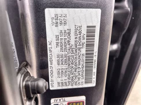 Certified 2019 Honda CR-V EX-L image 22