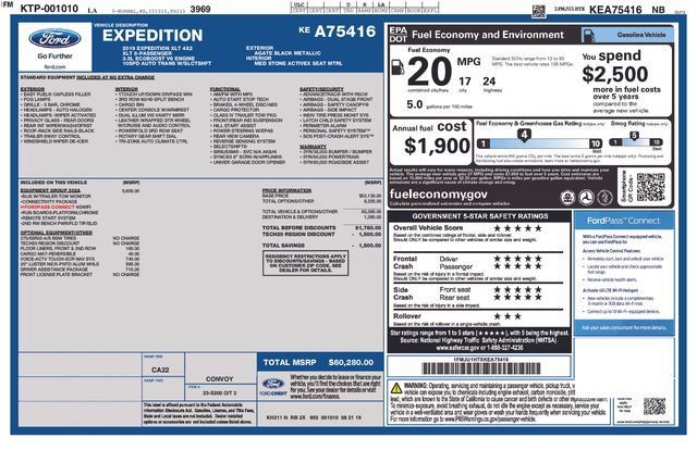 Used 2019 Ford Expedition XLT w/ Equipment Group 202A RWD image 4