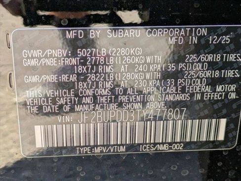 New 2026 Subaru Outback Limited image 18