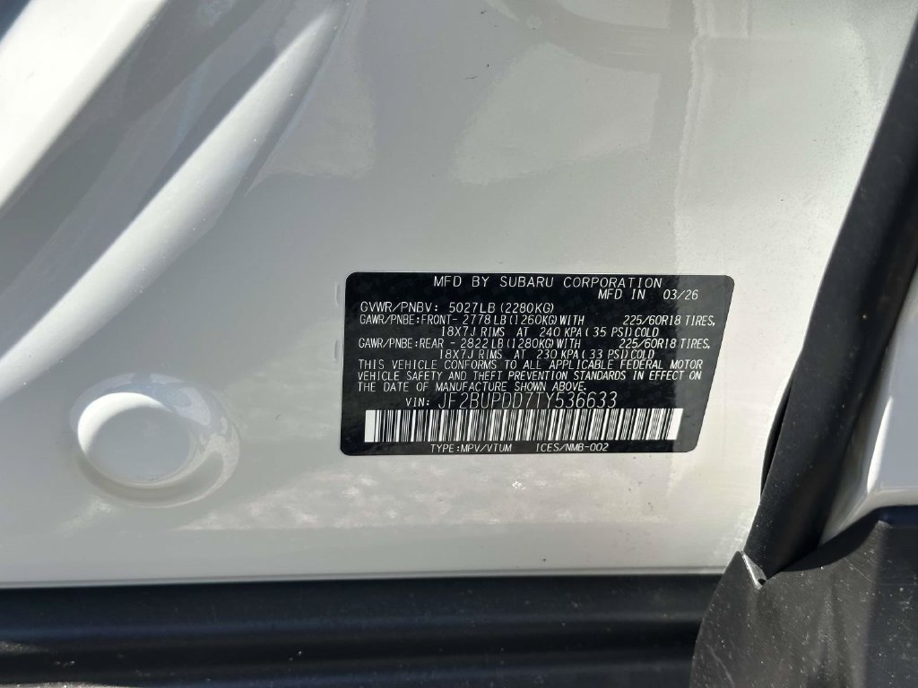 New 2026 Subaru Outback Limited AWD/4WD image 13