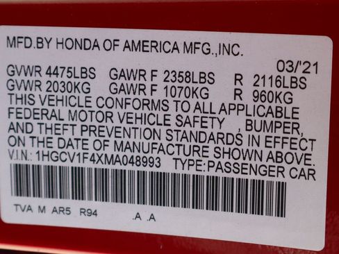 Used 2021 Honda Accord Sport Special Edition image 46