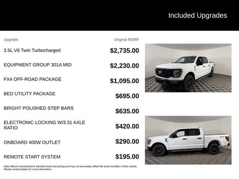 Used 2023 Ford F150 XLT w/ Equipment Group 301A Mid AWD/4WD image 6