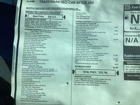 New 2026 RAM 5500 Tradesman w/ Chrome Appearance Group image 13