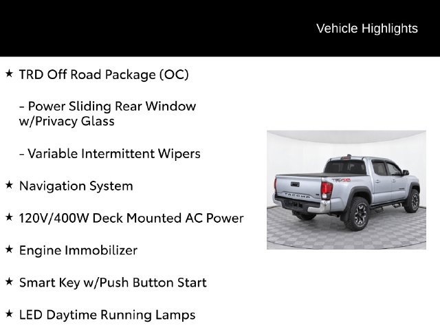 Certified 2019 Toyota Tacoma TRD Off-Road AWD/4WD image 8