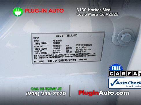 Used 2024 Tesla Model Y Long Range AWD/4WD image 9