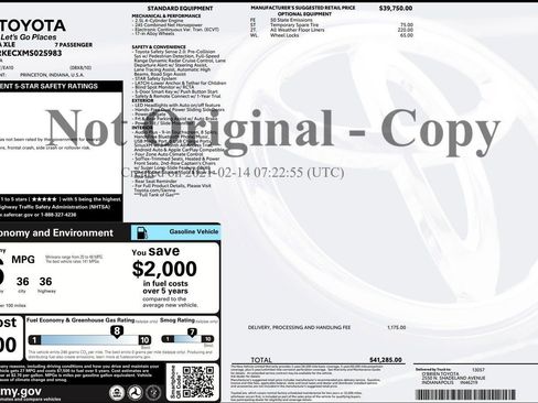 Used 2021 Toyota Sienna XLE image 35