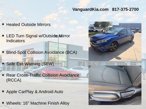 Certified 2022 Kia Forte LXS w/ LXS Technology Package FWD image 12