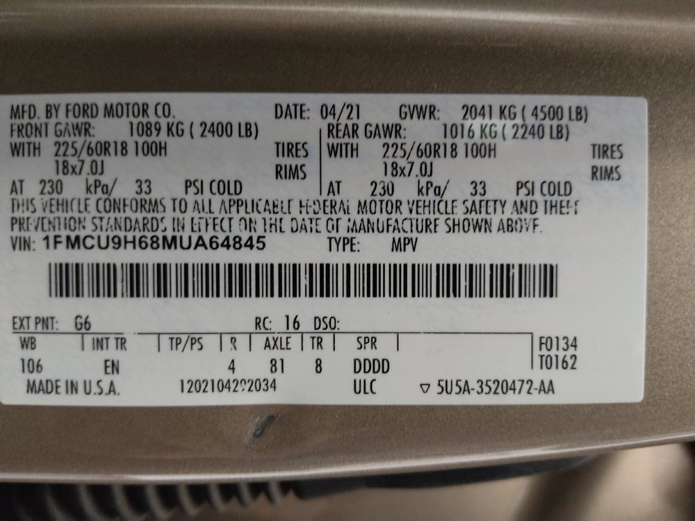 Used 2021 Ford Escape SEL AWD/4WD image 33