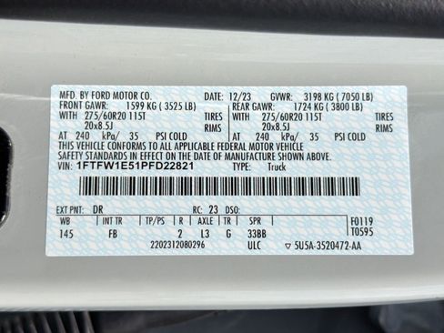 Used 2023 Ford F150 XLT w/ Equipment Group 302A High AWD/4WD image 20