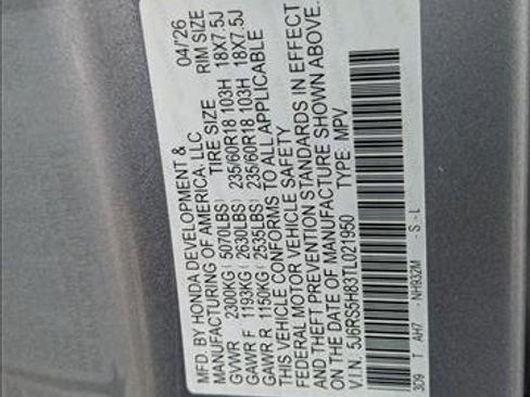 New 2026 Honda CR-V Sport-L image 16