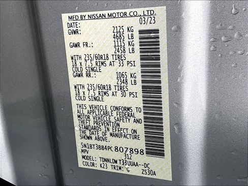 Certified 2023 Nissan Rogue SV w/ SV Premium B Package image 35