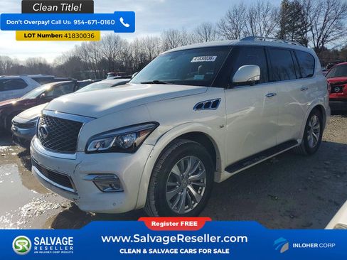 Used 2017 INFINITI QX80 4WD w/ Driver Assistance Package image 1