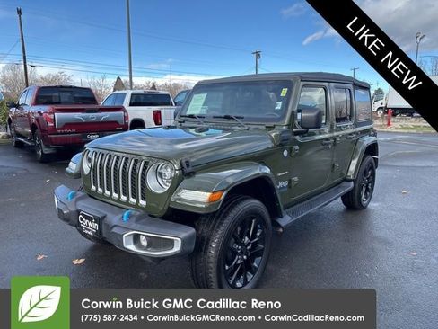 Used 2022 Jeep Wrangler Unlimited Sahara 4xe image 1