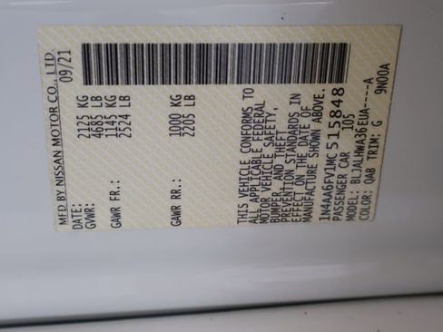 Used 2021 Nissan Maxima Platinum w/ Sport Mat Group FWD image 32