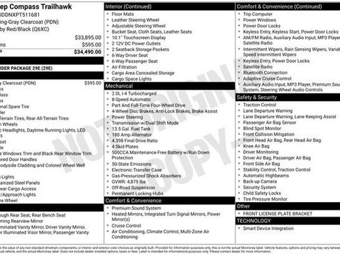 Used 2023 Jeep Compass Trailhawk image 49