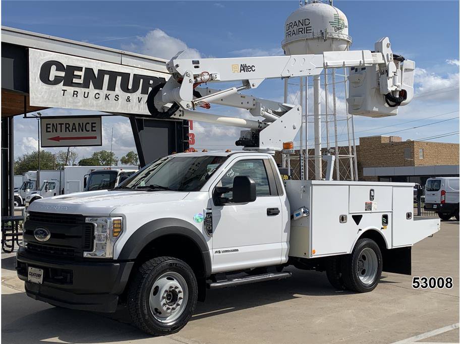 Used 2019 Ford F550 4x4 Regular Cab Super Duty w/ Snow Plow Prep Package image 1