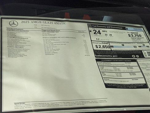 New 2025 Mercedes-Benz GLA 35 AMG AMG GLA 35 image 21