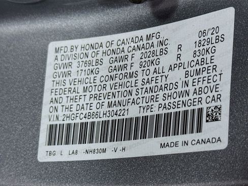 Used 2020 Honda Civic LX image 37