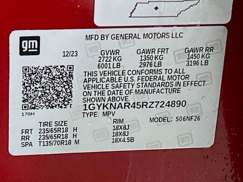 Used 2024 Cadillac XT5 Luxury w/ LPO, Floor Liner Package image 29