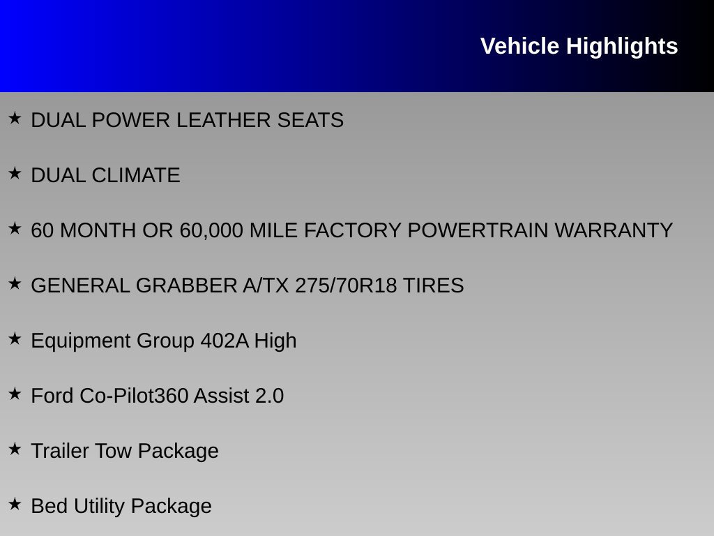 Used 2023 Ford F150 Tremor w/ Equipment Group 402A High AWD/4WD image 16