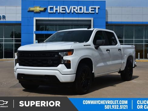 New 2026 Chevrolet Silverado 1500 Custom w/ LPO, Dark Essentials Package AWD/4WD image 1