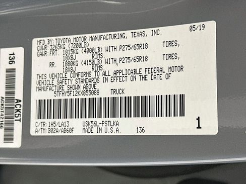 Used 2019 Toyota Tundra Limited w/ Limited Premium Package AWD/4WD image 35