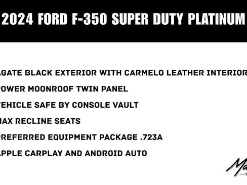 Used 2024 Ford F350 Platinum AWD/4WD image 2