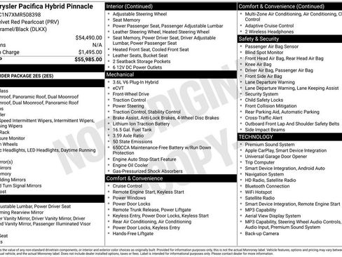 Used 2021 Chrysler Pacifica Pinnacle FWD image 31