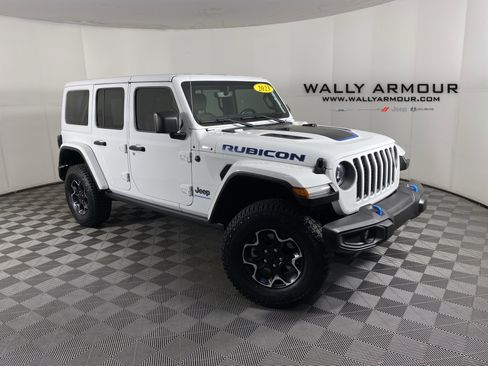 Used 2023 Jeep Wrangler Unlimited Rubicon 4xe w/ Cold Weather Group AWD/4WD image 1