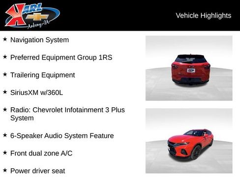 Certified 2020 Chevrolet Blazer RS AWD/4WD image 2