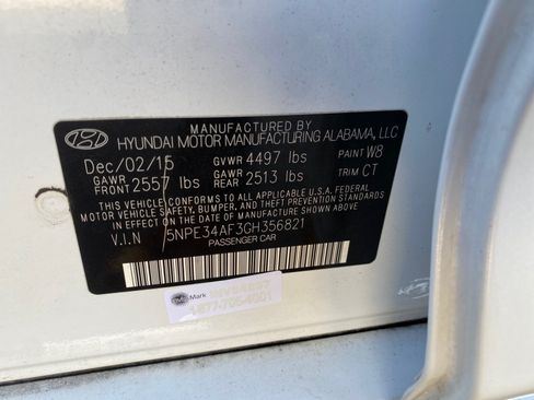 Used 2016 Hyundai Sonata Sport w/ Option Group 02 FWD image 28