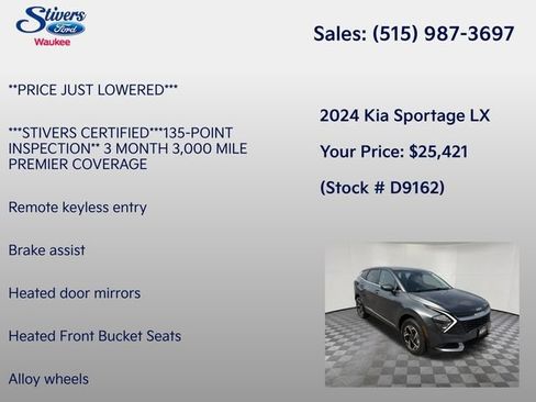 Used 2024 Kia Sportage LX AWD/4WD image 8