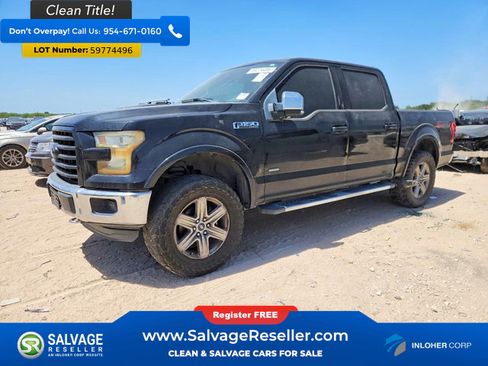Used 2016 Ford F150 Lariat w/ Equipment Group 502A Luxury AWD/4WD image 1
