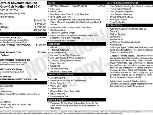 Used 2024 Chevrolet Silverado 2500 Custom w/ Custom Value Package AWD/4WD image 14