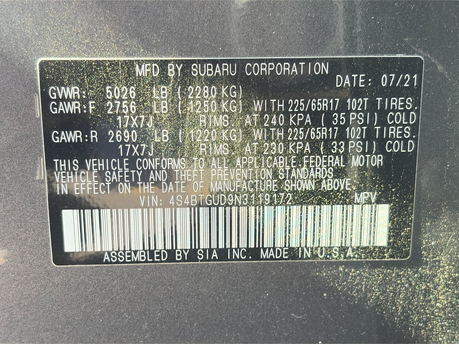 Used 2022 Subaru Outback Wilderness AWD/4WD image 31
