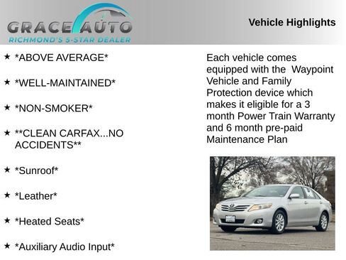 Used 2010 Toyota Camry XLE image 2