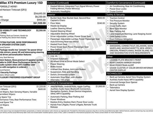 Used 2020 Cadillac XT6 Premium Luxury image 5