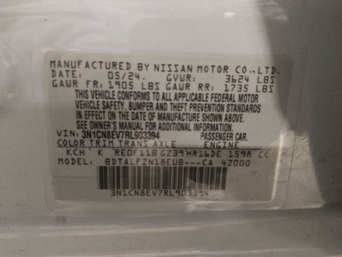 Used 2024 Nissan Versa SV FWD image 33