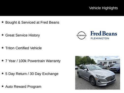 Used 2021 Hyundai Sonata Blue FWD image 5