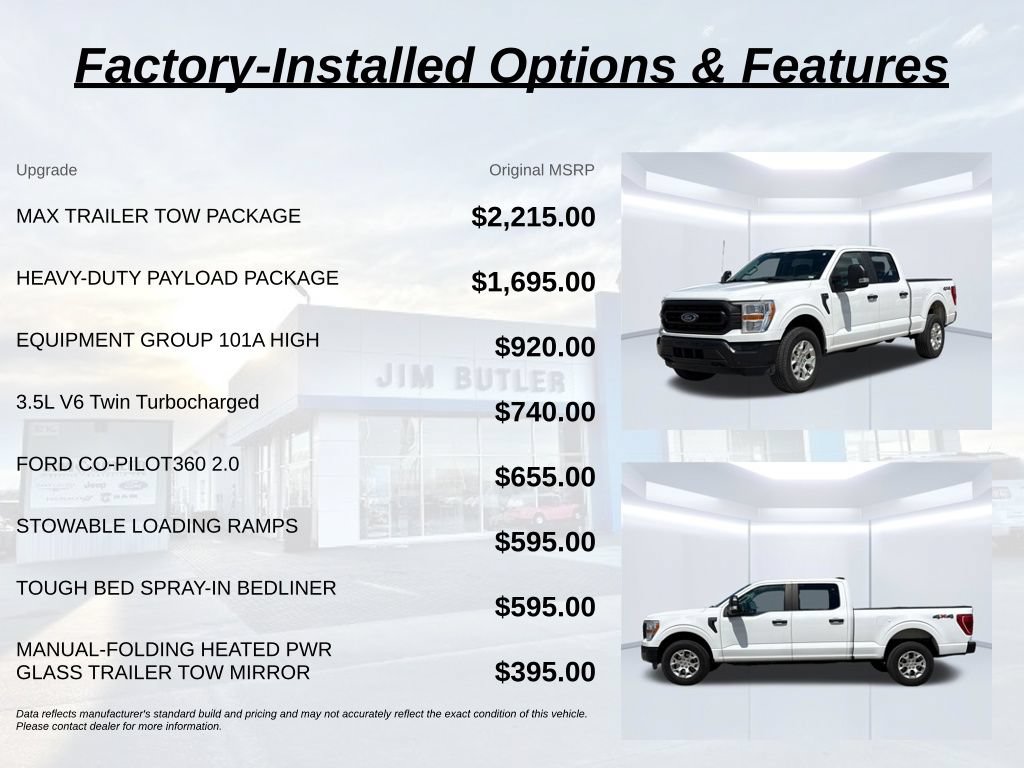 Used 2022 Ford F150 XL w/ Max Trailer Tow Package AWD/4WD image 2