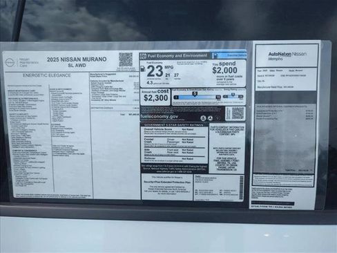 New 2025 Nissan Murano SL w/ Cargo Package image 17