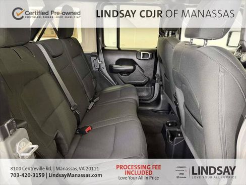 Certified 2020 Jeep Wrangler Unlimited Sport AWD/4WD image 17