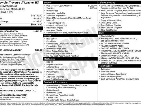 Used 2023 Chevrolet Traverse LT w/ LT Premium Package AWD/4WD image 14